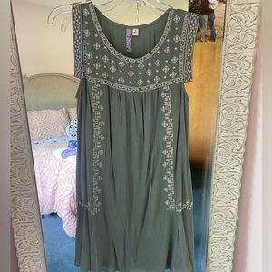 Green dress, Francesca’s collection, size small, worn once